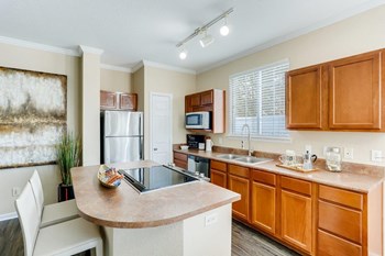 Kitchen in model unit